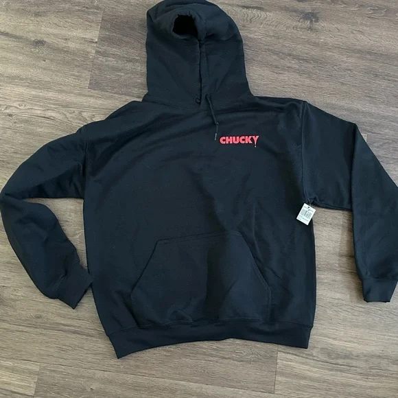 Universal Studios Chucky Child’s Play 2 Large Hoodie New - Picture 2 of 3